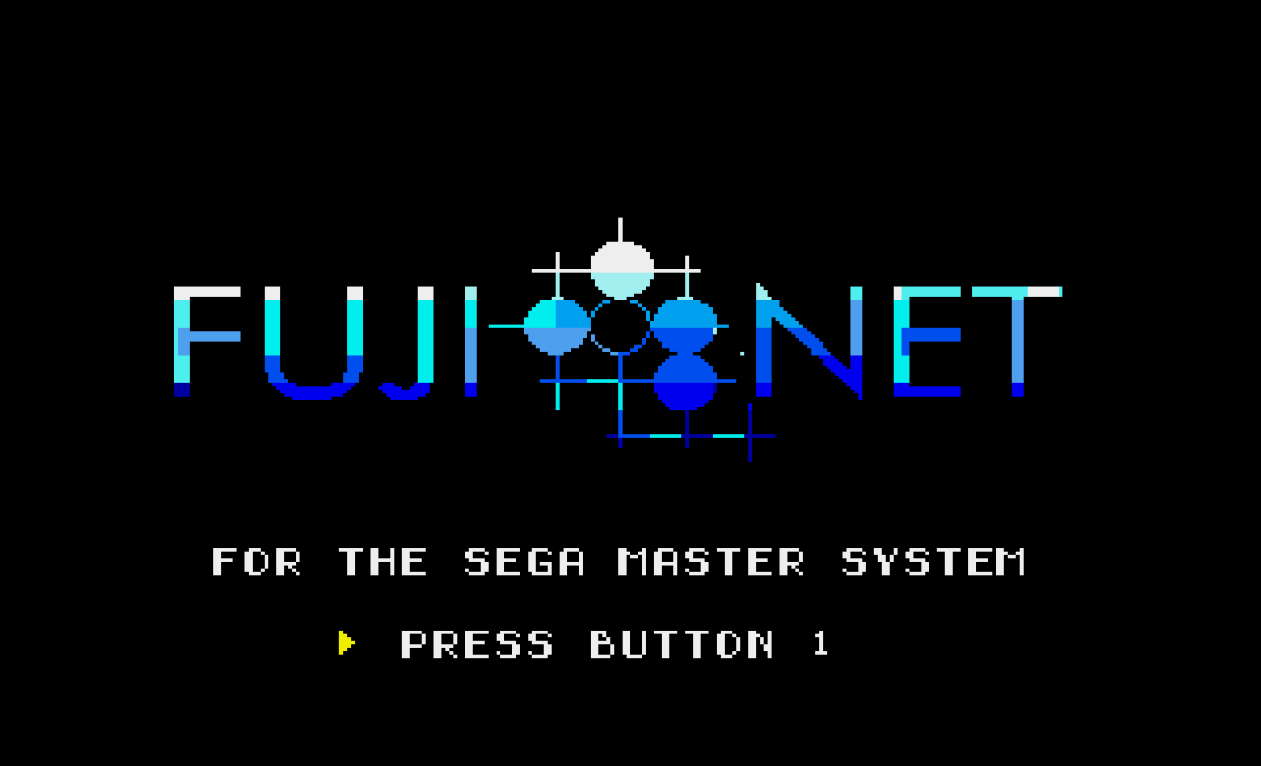 FujiNet CONFIG for Sega Master System Splash